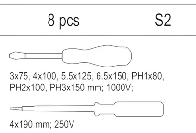 Zdjęcie produktu dla Yato YT-55462, 175 mm, 385 mm, 41 mm