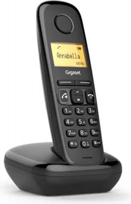 Immagine prodotto di Gigaset Gigaset A270 - Telefono singolo DECT - Funzione vivavoce - Display retroilluminato giallo - Nero