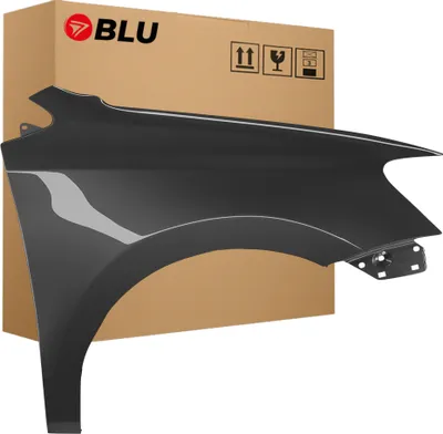 Produktbild von BLU Kotflügel Passend für Volkswagen Polo 6R1 LD7R Rechts Grau PfefferGrau | 2009-2017 | Vorderseite Vorne | Lackiert | Einbaufertig