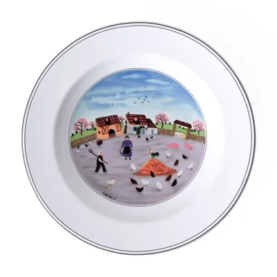 Produktbild von Villeroy & Boch Design Naif Suppenteller Hühnerhof 21 cm