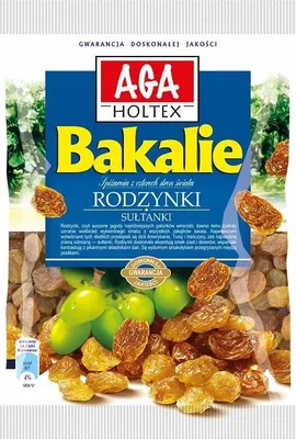 Productafbeelding van Aga Holtex Sultana Rozijnen, 200 gram, gedroogd fruit