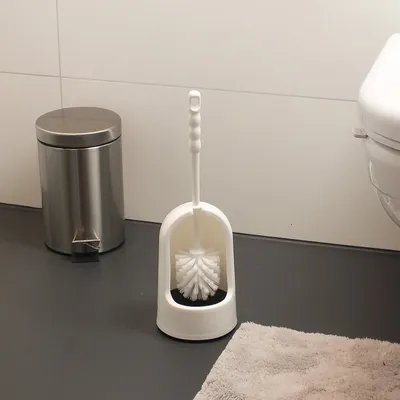 Produktbild von Kela Wc-Garnitur Loan Kunststoff weiß 38cm 14cmØ, 26011