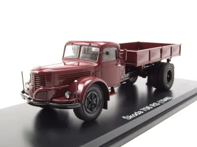 Obrázok produktu pre Škoda 706 RS Platform Tipper 1946 tmavočervený čierny model auta 1:43 Premium ClassiXXs