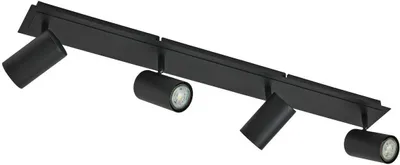 Produktbild von Lindby Deckenstrahler Joffrey, 80 cm, schwarz, 4-flg., GU10