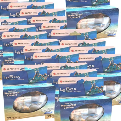 Produktbild von 20x 1A PHOTO PORST Einwegkamera Agfa LeBox Ocean
