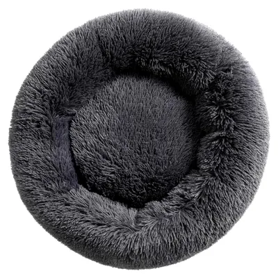 Produktbild von Hundebett Donut für Katzen und Hunde, rundes, flauschiges Kissen (55CM)