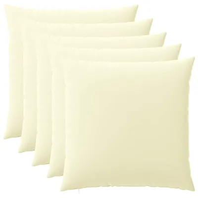 Produktbild von vidaXL Kissenbezug 6 pcs HEERLEN Creme 80 x 80 cm Polyester