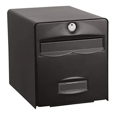 Immagine prodotto di Cassetta per le lettere Burg-Wachter 36,5 x 28 x 31 cm acciaio inox nero acciaio zincato