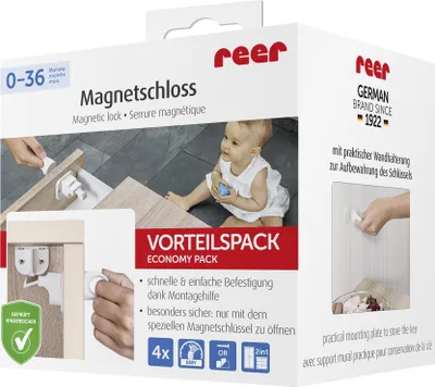 Image de REER Verrou magnétique paquet d'avantage 4 pièces
