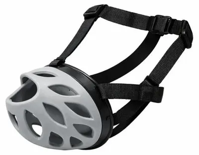 Produktbild von Nuxie 3557 Flexibler Hundemaulkorb, Größe L, grau