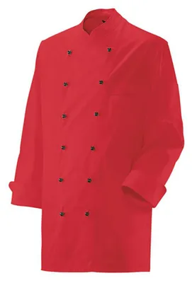 Produktbild von Kochjacke, rot, Größe 3XL : 3XL : rot : 65% Polyester 35% Baumwolle