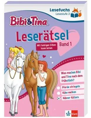 Produktbild von Lesefuchs Bibi & Tina: Leserätsel Lesestufe 1, Band 1