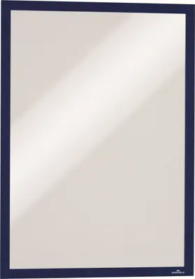 Immagine prodotto di Cornice magnetica Duraframe autoadesiva A3 blu scuro, confezione da 5 x 2 pezzi