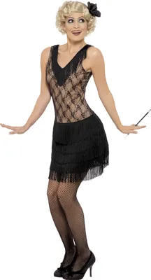 Produktbild von 20er Jahre Swing Kleid schwarz Größe: M