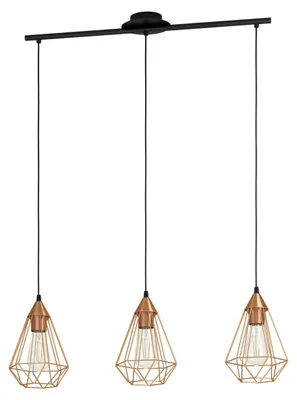 Image de EGLO Suspension Tarbes 79 cm cuivré 94195