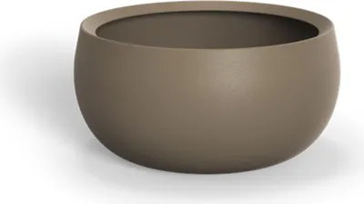 Produktbild von Adezz Lora Pflanzgefäß Fiberglas Pflanzkübel Blumenkübel 80x40 cm beigegrau