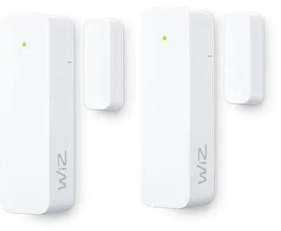 Produktbild von WiZ Kontaktsensor x 2, Drinnen, Weiß, Kunststoff, 3 V, 22,5 mm, 76,5 mm