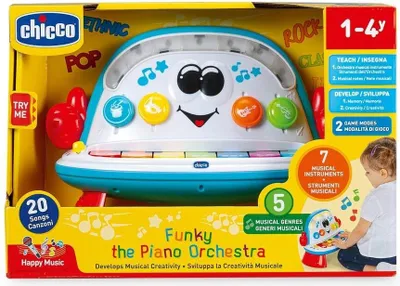 Produktbild von Chicco 00010111000000, Spielzeug-Musikinstrument, 1 Jahr(e), AA, 1,32 kg, Weiß