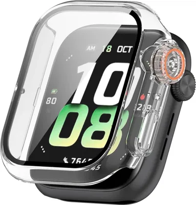 Obrázok produktu pre Plastové puzdro na hodinky Honor Watch 5 + tvrdené sklo H9 Transparent