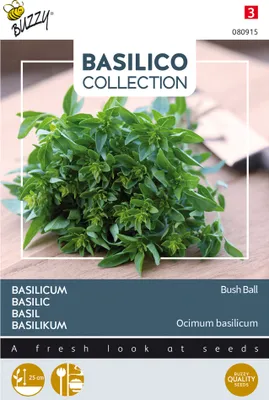 Produktbild von Buzzy Topfbasilikum Greco sehr Feinblättrig Samen - Ca. 1,5 gr | Buzzy_080915