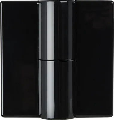 Image de Paumelle à visser HEWI B9505.50, droite, acier/plastique noir