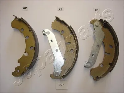 Produktbild von JAPANPARTS Bremsbackensatz Trommelbremse Hinten für MAZDA 2 (DY) GF-307AF