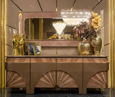 Image de Buffet design beige - Buffet our le salon - Meubles en bois