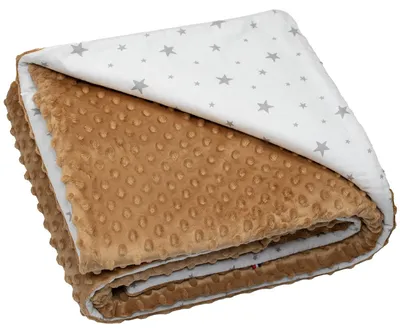 Productafbeelding van Voor kinderen, deken Stella - 100x150 cm - kameelkleur | van SEVIRA KIDS
