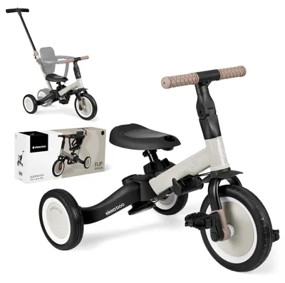 Immagine prodotto di Kikkaboo triciclo Flip 5 in 1 telaio in acciaio maniglie antiscivolo regolabile convertibile beige