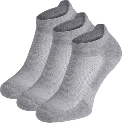 Produktbild von NOMAD® Wandersocken Footie Baumwolle 3er-Pack 43/46 Grau Knöchelsocken