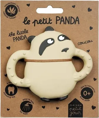 Produktbild von Panda-Kauspielzeug aus Naturkautschuk - MPJ