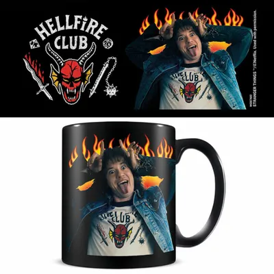 Obrázek produktu pro Hellfire Club & Eddie hrnek černý 315 ml