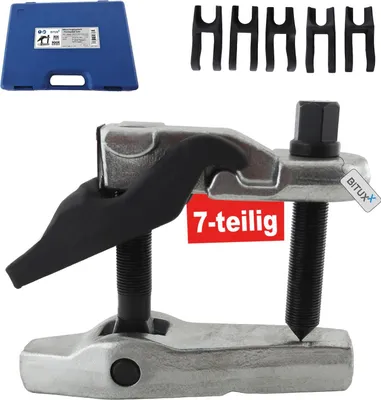 Produktbild von Bituxx 7-tlg. Tragegelenk Kugelgelenk Spurstangenkopf Abzieher Kugelkopf Kugelgelenkabzieher Ausdrücker Trenngabel Satz Werkzeug Set MS-19520