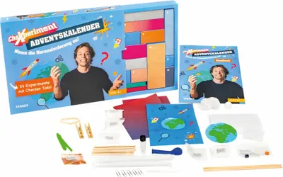 Produktbild von CheXperiment Adventskalender, 24 Experimente für den Advent mit Checker Tobi, für Kinder ab 8 Jahren