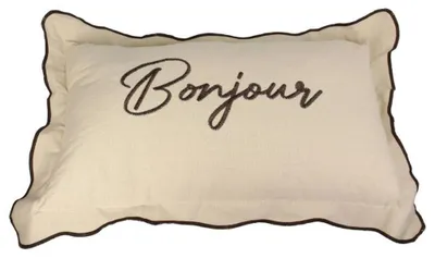 Produktbild von Kissen Baumwolle - Bonjour 30 x 50 cm