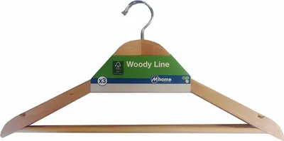 Image de Cintres BoisMondex Design Ergonomique, Bois- Mondex