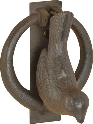 Produktbild von Esschert Design Türklopfer Vogel; LH235; 9,0x7,5x11,4 cm