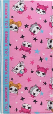 Produktbild von L.O.L. Surprise! LOL Strandtuch Handtuch Badetuch Rosa 70 x 140 cm