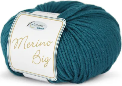Produktbild von Rellana Merino Big, 60% Schurwolle (Merino), 40% Polyacryl, 50 gr. petrol 13