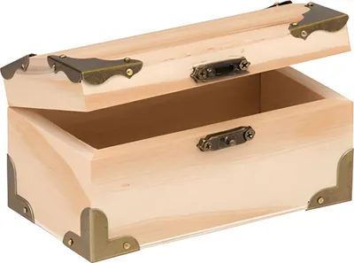 Produktbild von Schatztruhe kleinMix Kiefer - 12x6,5x6cm,