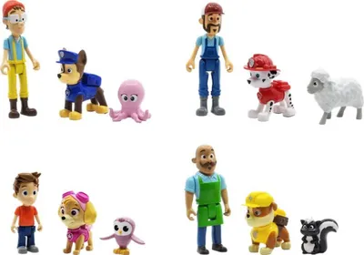 Immagine prodotto di Pack Di Tre Figure Asst Di Paw Patrol