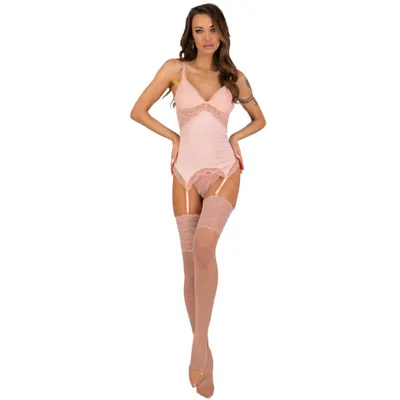 Immagine prodotto di Livco Corsetti Fashion - Set Persinne Pesca Corsetto + Slip + Calze