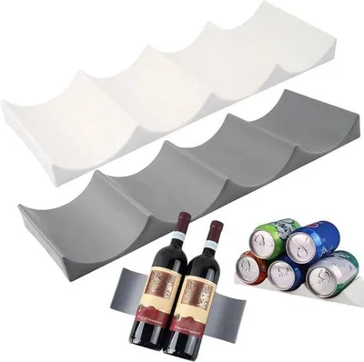 Produktbild von Famanu Flaschenhalter Kühlschrank - Praktische Aufbewahrung für Getränke