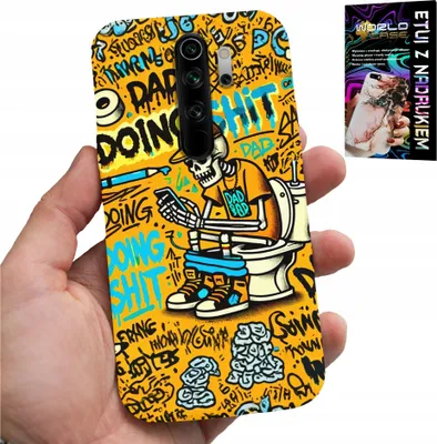 Obrázok produktu pre Puzdro na Xiaomi Note 8 Pro - Doing Shit Kościotrup Na Kiblu