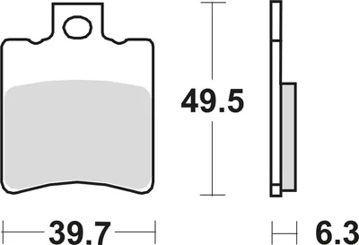 Immagine prodotto di TRW Pastiglia freno Trw Sinter Mcb 674 Sr