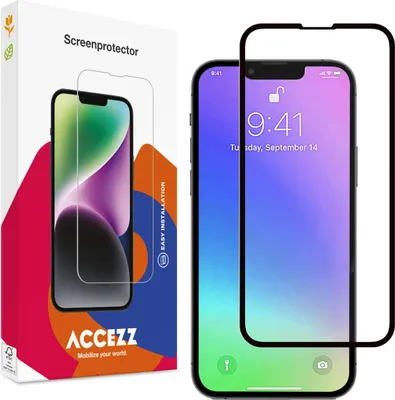 Image de Accezz Gehard Glas Full Cover Screenprotector pour l'Apple iPhone 13 Mini