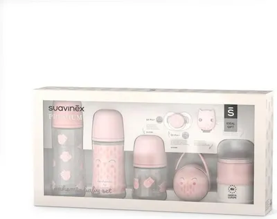 Produktbild von Suavinex Premium Neugeborenen-Set Bonhomia Rosa