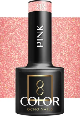 Obrázek produktu pro OCHO NAILS Hybrídní gel lak na nehty pink 318 -5 g