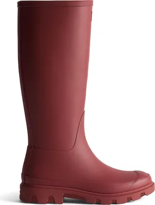 Image de Hunter Uni Downpour Tall Wellington Boots Merlot Taille 39