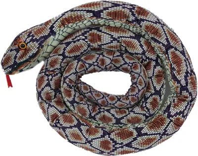 Produktbild von Stofftier Schlange 200 cm, braun beige, Kuscheltiere Plüschtiere Schlangen Reptilien Kriechtiere Stoffschlange